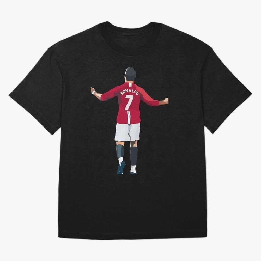 Legend Cristiano Ronaldo Oversized T-Shirt Back the Journey through Match Day Hype around FIFA World Cup 2026 Group Stage, CR7, England, Vintage Soccer Flavor, Modern Football Stars, National Flags and Final Night Emotion; Built for Supporters