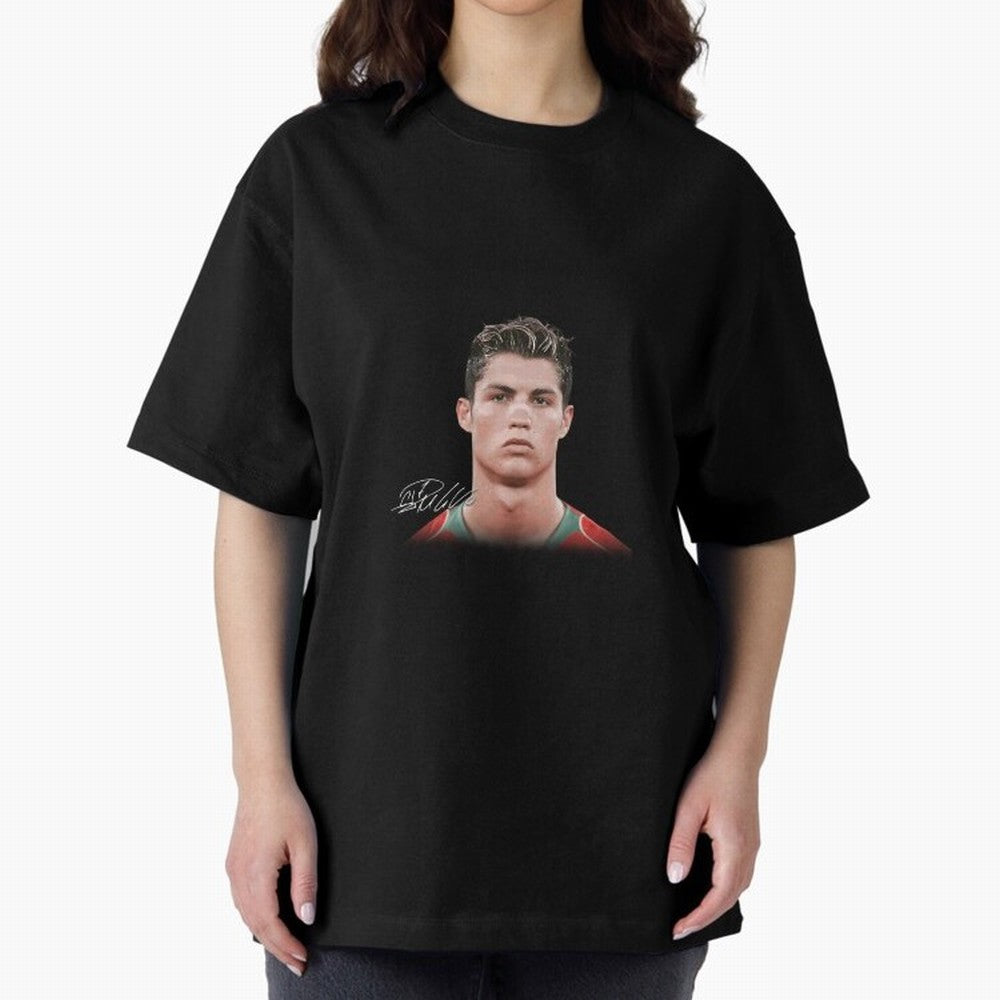 Cristiano Ronaldo Big Face Young Ronaldo Oversized T-Shirt Make Game Day About the FIFA World Cup 2026 Journey through Cristiano Ronaldo, Haaland and CR7 Highlights, England, France and Netherlands Pride, Champion Mindset, Group Stage Buzz,