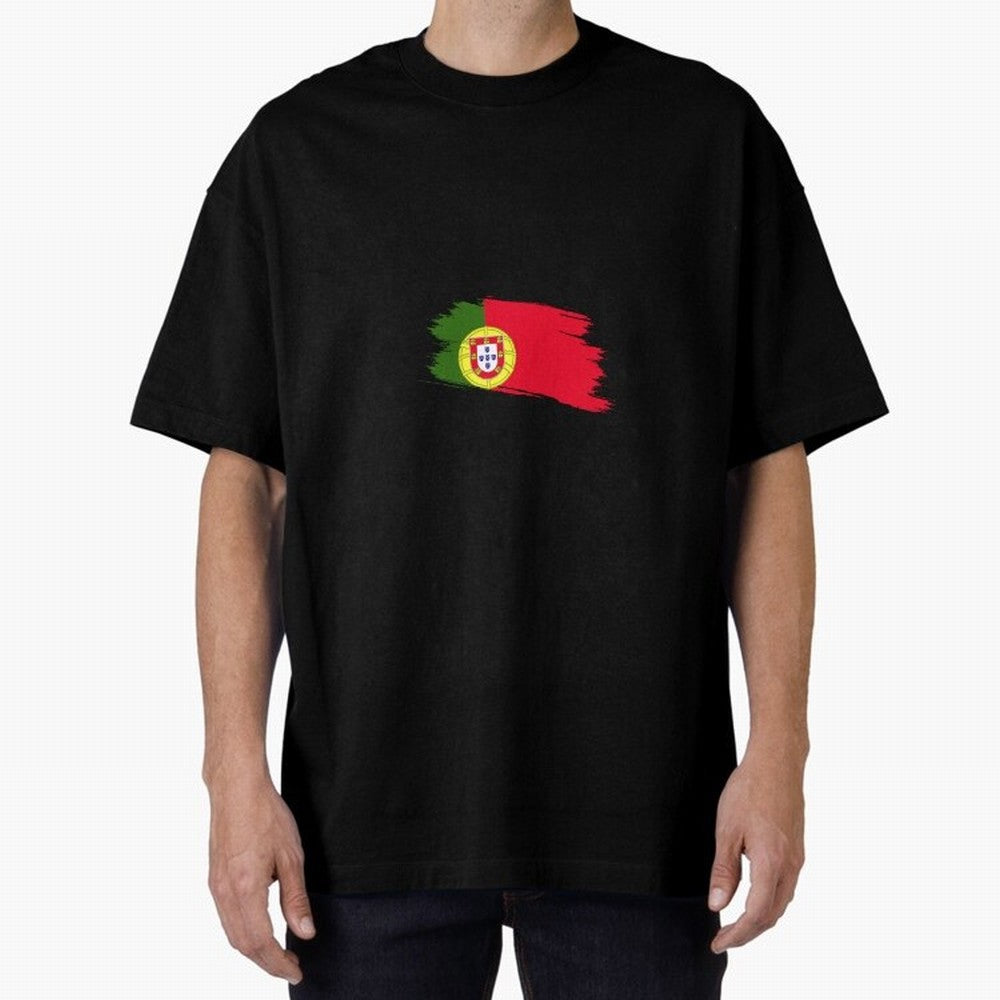 Portugal Oversized T-Shirt Make Game Day About FIFA World Cup 2026 USA Canada Mexico Spirit, Capturing France and Portugal, Messi, CR7 and Mbappe, Soccer Culture, Superstar Moments, National Team Dreams and Competitive Fire; Perfect for Fans,