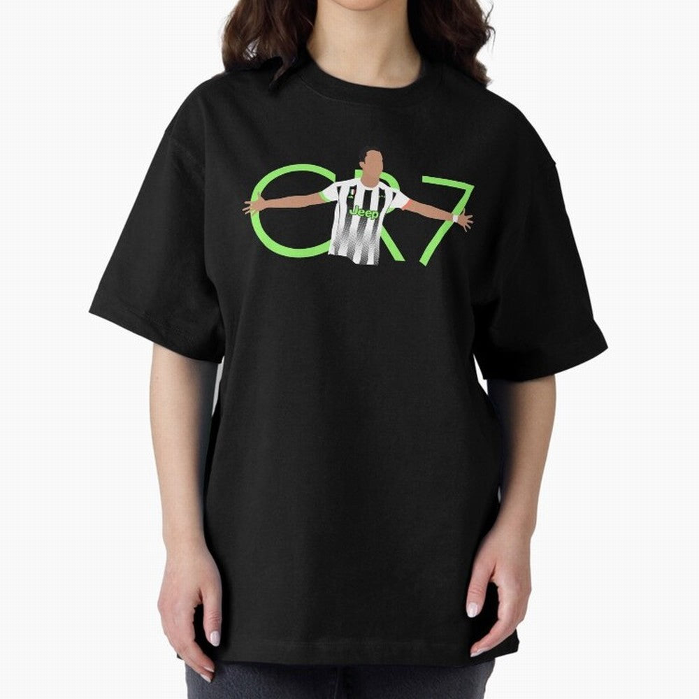 CR7 Oversized T-Shirt Unlock FIFA World Cup 2026 USA Canada Mexico Spirit, Made for Portugal, Cristiano Ronaldo, Game Day Rituals, Football Legends, Country Pride and the Road to the Final; Ideal for Passionate Fans Who Love Underdog Stories,