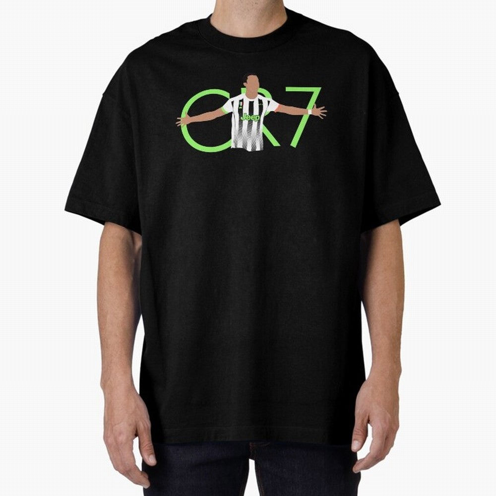 CR7 Oversized T-Shirt Unlock FIFA World Cup 2026 USA Canada Mexico Spirit, Made for Portugal, Cristiano Ronaldo, Game Day Rituals, Football Legends, Country Pride and the Road to the Final; Ideal for Passionate Fans Who Love Underdog Stories,