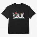 Cristiano Ronaldo Portugal Jersey -Last World Cup 2 Vintage Style Oversized T-Shirt Carry National Pride through the FIFA World Cup 2026 Journey through Messi Highlights, Spain and Netherlands Pride, Football History, Final Match Energy, Crowd