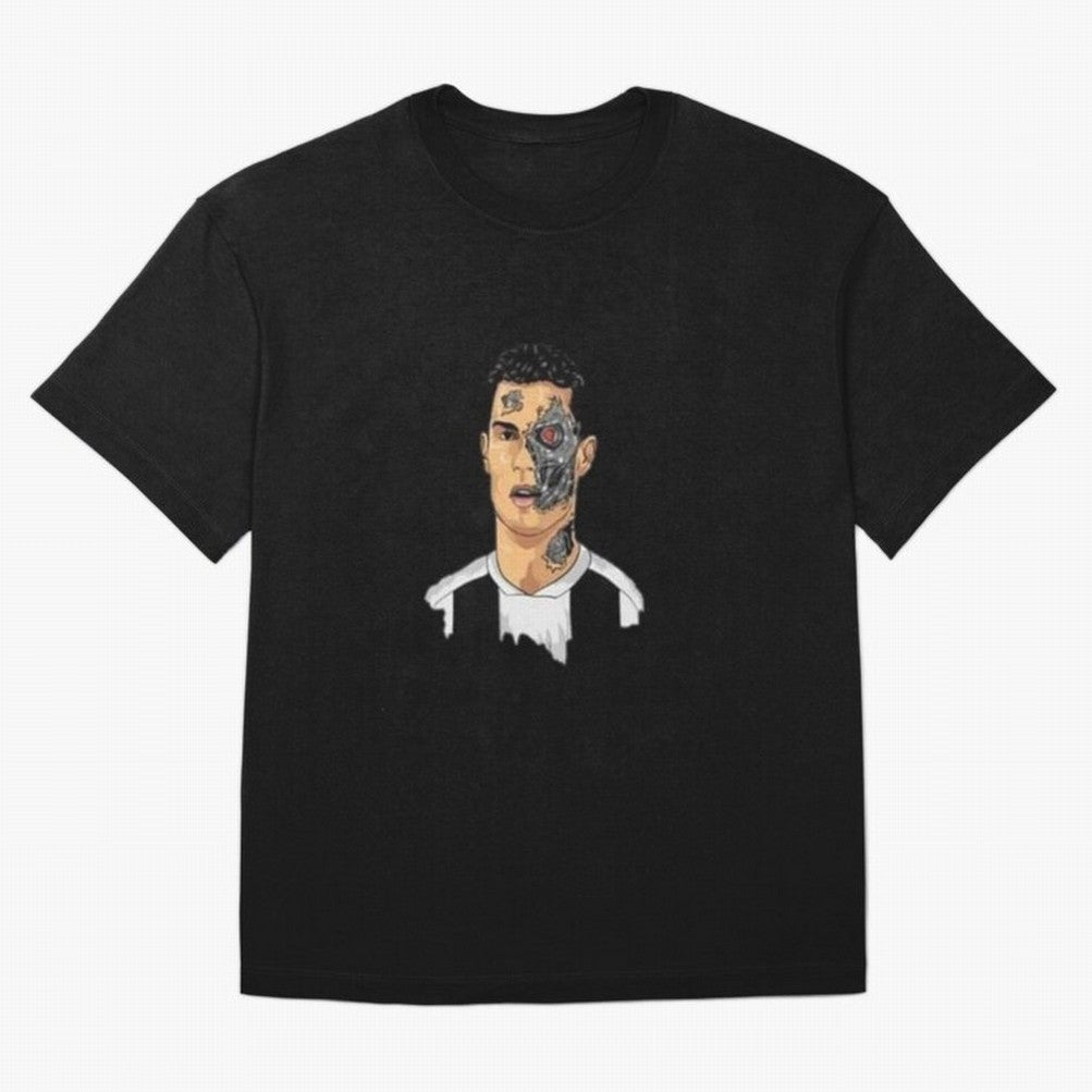 Cristiano Ronaldo isn't a Human Oversized T-Shirt Show Support during the FIFA World Cup 2026 Journey through Haaland Highlights, Argentina and Brazil Pride, Vintage Soccer Flavor, Modern Football Stars, National Flags and Final Night Emotion;