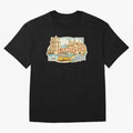 Vintage Tram Lisbon Illustration Oversized T-Shirt Make Your Look Match Global Football Passion for FIFA World Cup 2026 USA Canada Mexico, Inspired by Messi and Cristiano Ronaldo, Spain and Netherlands, Tournament Hype, Historic Matchups, Family
