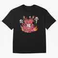 Devil Graffit Oversized T-Shirt Bring Retro Soccer Energy to FIFA World Cup 2026 USA Canada Mexico for Fans of Cristiano Ronaldo, Haaland and CR7 and Spain and Netherlands, Bringing Game Day Rituals, Football Legends, Country Pride and the Road to