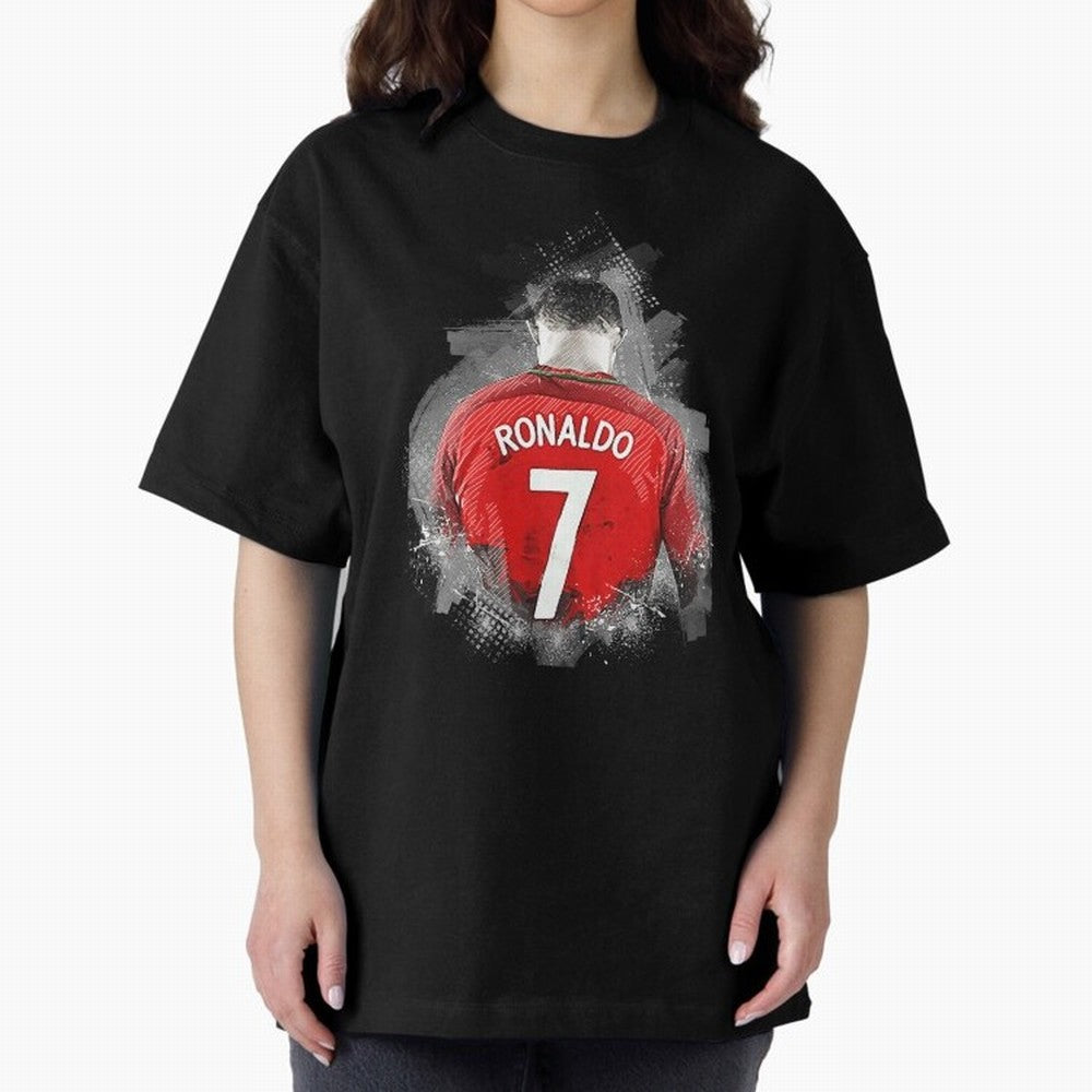 Cristiano Ronaldo Oversized T-Shirt Showcase the FIFA World Cup 2026 Group Stage Journey through Cristiano Ronaldo Highlights, England Pride, Soccer Culture, Superstar Moments, National Team Dreams and Competitive Fire; Ideal for Football Dads,
