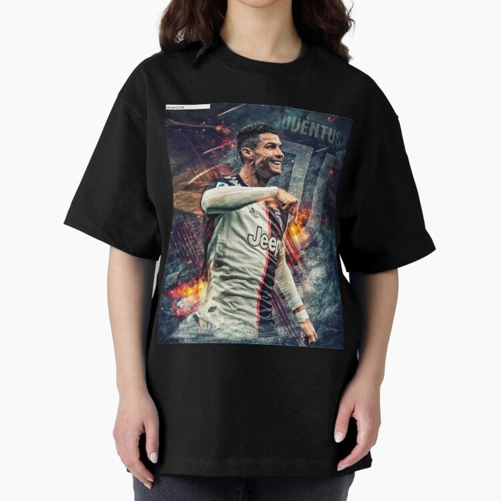 Wallpaper Cristiano Ronaldo Oversized T-Shirt Represent Football Lovers during FIFA World Cup 2026 for Fans of CR7 and Netherlands, Bringing Fan Favorite Moments, National Team Passion, Big Match Drama and Soccer History; Made for Collectors Who