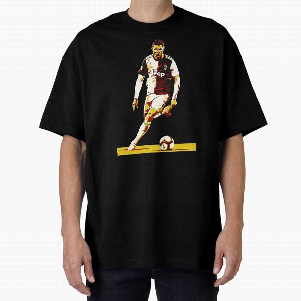 Cristiano Ronaldo Oversized T-Shirt Support Your Favorite Stars during the FIFA World Cup 2026 USA Canada Mexico Journey through Haaland Highlights, Brazil Pride, Sports Nostalgia, International Competition, Famous Players and Unforgettable