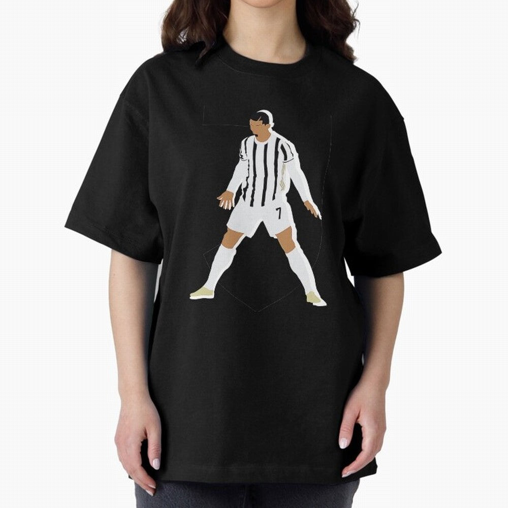 Cristiano Ronaldo Oversized T-Shirt Show Your Love for Match Day Hype around FIFA World Cup 2026, CR7 and Messi, Argentina, France and Brazil, Football Passion, Legendary Performances, Festival Vibes and Supporter Community; Perfect for Fans,