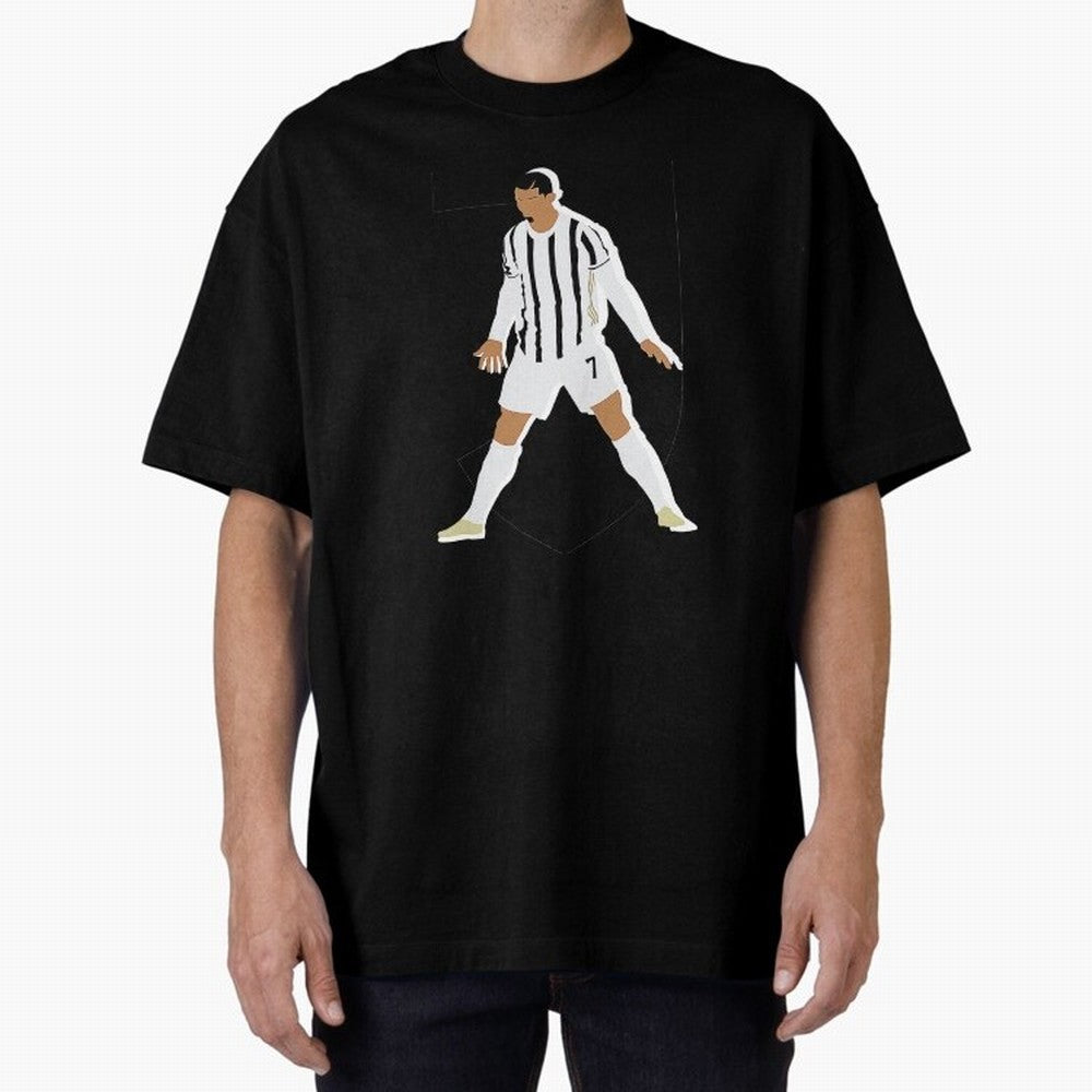 Cristiano Ronaldo Oversized T-Shirt Show Your Love for Match Day Hype around FIFA World Cup 2026, CR7 and Messi, Argentina, France and Brazil, Football Passion, Legendary Performances, Festival Vibes and Supporter Community; Perfect for Fans,