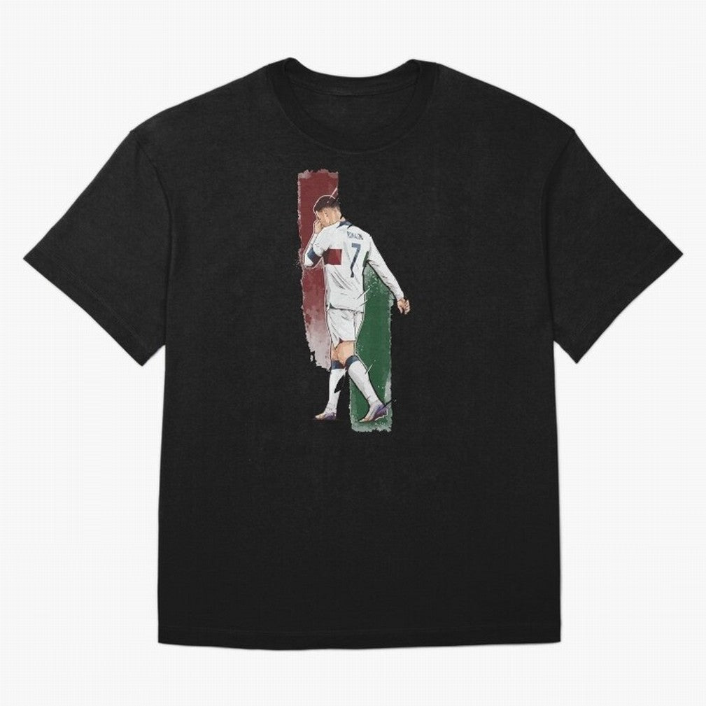 Ronaldo Crying World Cup 2022 Oversized T-Shirt Remember FIFA World Cup 2026 Connected to Mbappe and Neymar, England and Germany Energy, Stadium Memories, Football Loyalty, International Chants and Championship Tradition; Perfect for Supporters Who