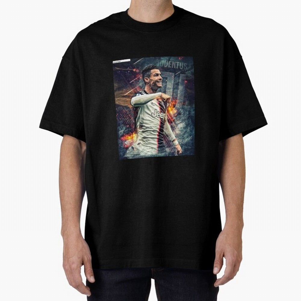 Wallpaper Cristiano Ronaldo Oversized T-Shirt Showcase the FIFA World Cup 2026 Group Stage Journey through Mbappe and Neymar Highlights, England Pride, Game Day Rituals, Football Legends, Country Pride and the Road to the Final; Made for Collectors