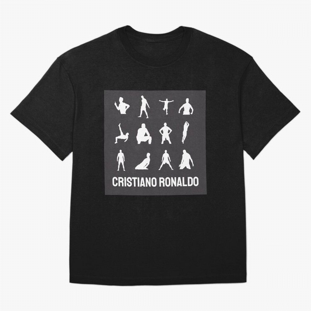 Cristiano Ronaldo Minimalism Silhouette Oversized T-Shirt Feel the Roar of FIFA World Cup 2026 Group Stage Spirit, Inspired by Spain, Mbappe and Neymar, Football Passion, Legendary Performances, Festival Vibes and Supporter Community; Built for