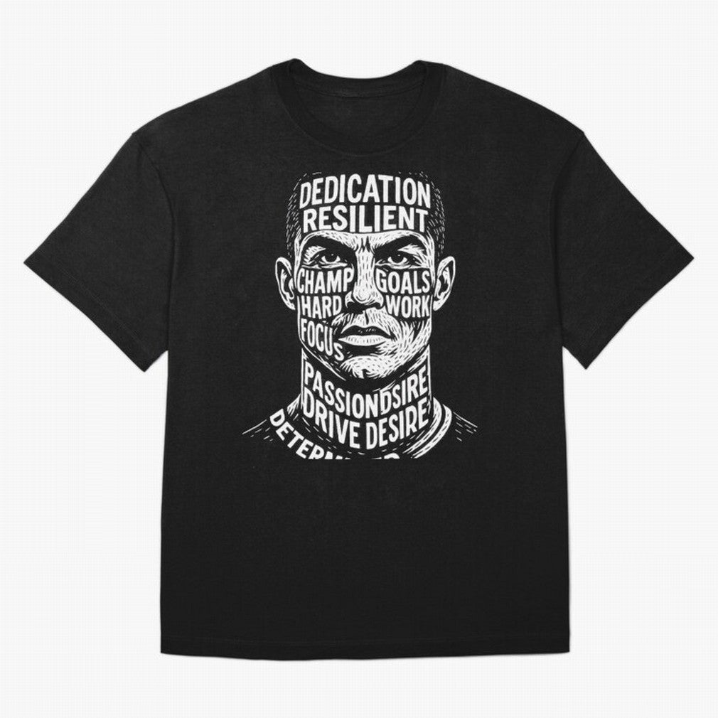 Artistic Ronaldo Oversized T-Shirt Celebrate Golden Goal Energy in FIFA World Cup 2026 Capturing Haaland and Mbappe, Brazil Energy, Sports Nostalgia, International Competition, Famous Players and Unforgettable Victories; Great for Supporters Who