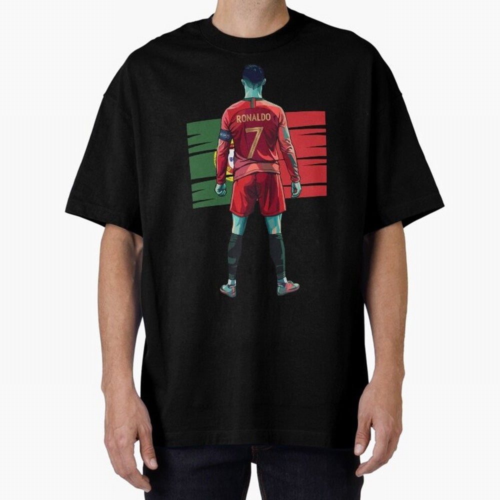 Cristiano Ronaldo Oversized T-Shirt Stand Proud for the FIFA World Cup 2026 Group Stage Journey through CR7 and Messi Highlights, Argentina and Brazil Pride, Football History, Final Match Energy, Crowd Noise and Once in a Lifetime Moments; Ideal