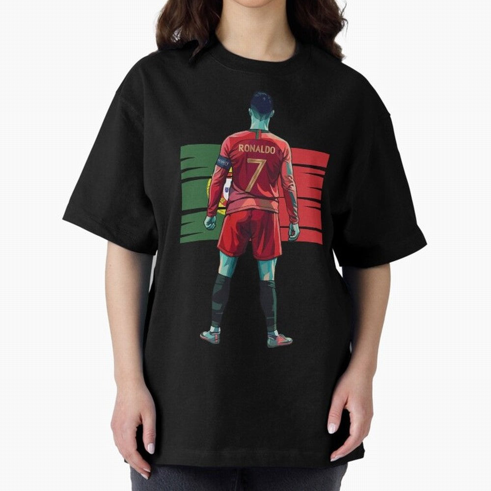 Cristiano Ronaldo Oversized T-Shirt Stand Proud for the FIFA World Cup 2026 Group Stage Journey through CR7 and Messi Highlights, Argentina and Brazil Pride, Football History, Final Match Energy, Crowd Noise and Once in a Lifetime Moments; Ideal