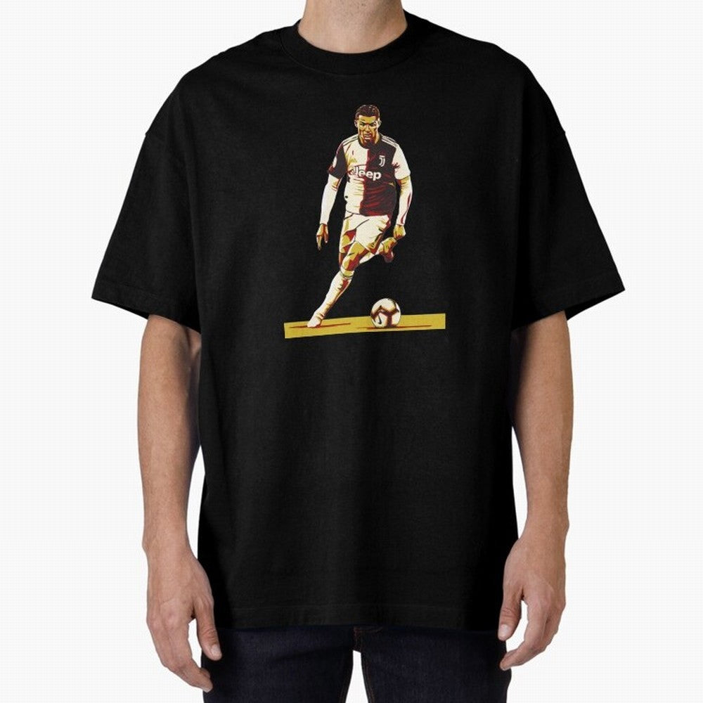 Ronaldo Oversized T-Shirt Relive Legendary Nights from FIFA World Cup 2026 for Fans of Mbappe and England and Germany, Bringing Soccer Culture, Superstar Moments, National Team Dreams and Competitive Fire; Created for Match Day Parties, Soccer