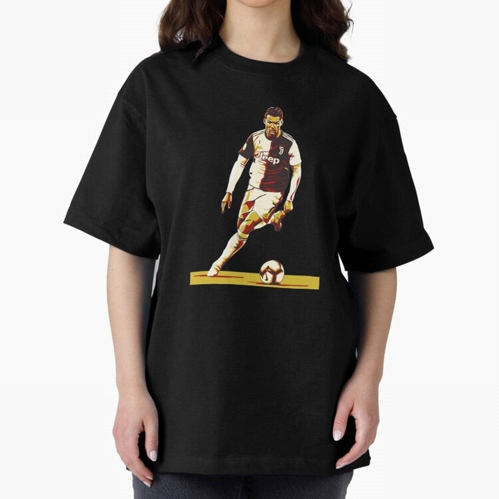 Ronaldo Oversized T-Shirt Relive Legendary Nights from FIFA World Cup 2026 for Fans of Mbappe and England and Germany, Bringing Soccer Culture, Superstar Moments, National Team Dreams and Competitive Fire; Created for Match Day Parties, Soccer