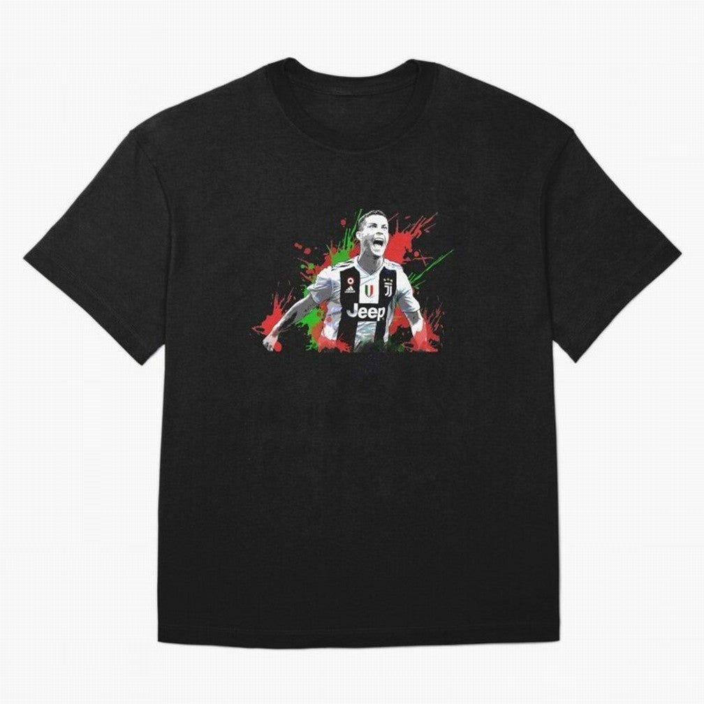 Cristiano Ronaldo Oversized T-Shirt Back Your Heroes with FIFA World Cup 2026 Group Stage for Fans of Cristiano Ronaldo and Germany, Bringing Sports Nostalgia, International Competition, Famous Players and Unforgettable Victories; Built for
