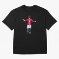 Legend Cristiano Ronaldo Oversized T-Shirt Celebrate Unforgettable Nights in the FIFA World Cup 2026 Journey through CR7 Highlights, France Pride, Retro Football Energy, Iconic Rivalries, Trophy Chase Drama and Stadium Atmosphere; Great for