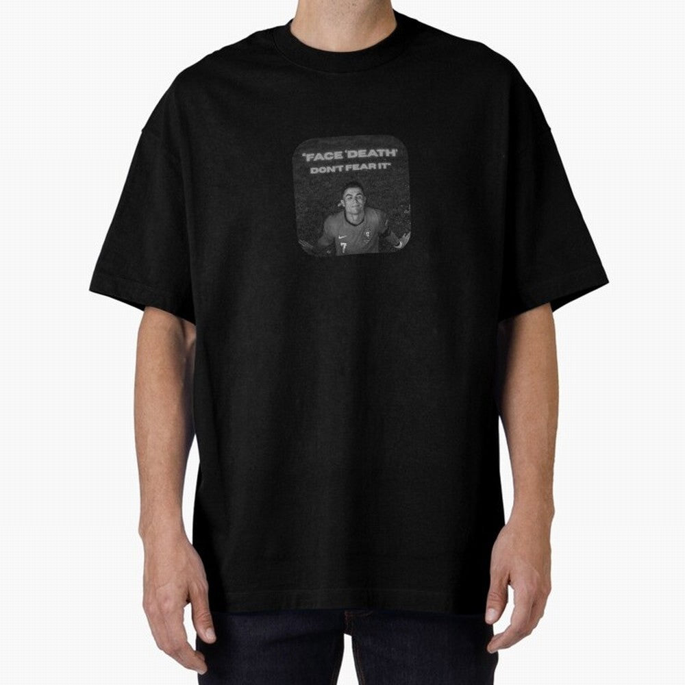 CR7 Fearless Icon Oversized T-Shirt Celebrate the Road through FIFA World Cup 2026 USA Canada Mexico Made for Neymar, Argentina Energy, Goal Celebration Energy, Supporter Heritage, Football Icons and Worldwide Tournament Joy; Created for Match Day