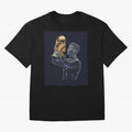 Digital Football Oversized T-Shirt Show Up for the Glory of FIFA World Cup 2026 USA Canada Mexico Spirit, with Brazil, Portugal and Argentina, Haaland and Mbappe, Vintage Soccer Flavor, Modern Football Stars, National Flags and Final Night Emotion;