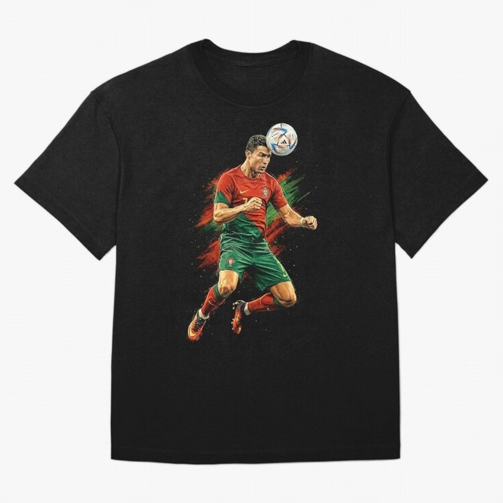Cristiano Ronaldo Football Legend Oversized T-Shirt Support Your Favorite Stars during Match Day Hype around FIFA World Cup 2026, Messi, CR7 and Mbappe, Argentina, Fan Favorite Moments, National Team Passion, Big Match Drama and Soccer History;