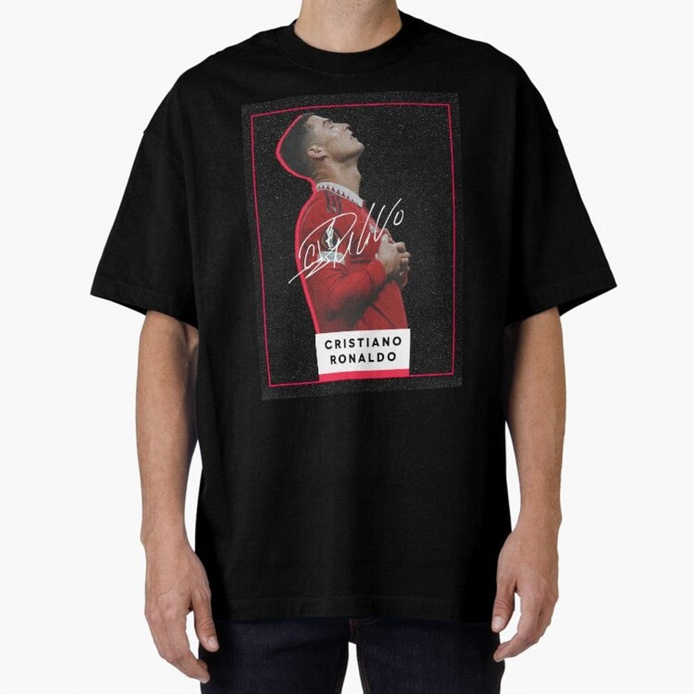 New Celebration Ronaldo Oversized T-Shirt Fuel the Hype around Match Day Hype around FIFA World Cup 2026 USA Canada Mexico, Messi, Neymar and Mbappe, Spain, Global Supporter Spirit, Legendary Goals, National Colors and Tournament Celebration;