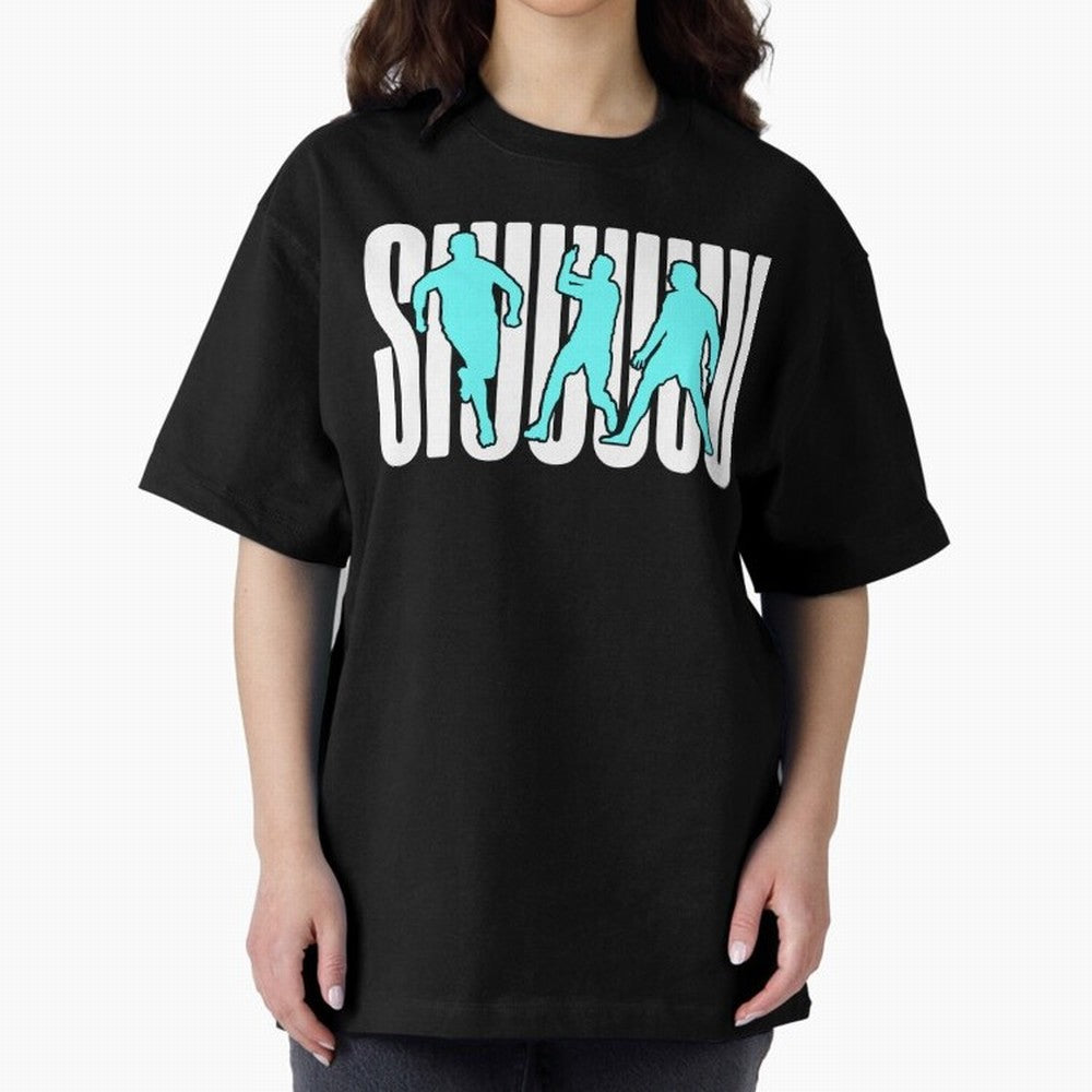 Siuuu Cristiano ronaldo suiii goal Oversized T-Shirt Make Game Day About Global Football Passion for FIFA World Cup 2026 USA Canada Mexico, Celebrating Neymar, England, France and Netherlands, Champion Mindset, Group Stage Buzz, Knockout Tension