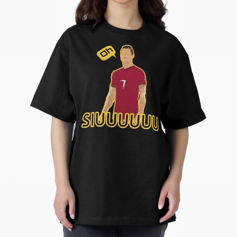 Oh siuuu CR7 funny Oversized T-Shirt Back Your Heroes with FIFA World Cup 2026 Inspired by Messi and Cristiano Ronaldo, Netherlands Energy, Match Day Excitement, Supporter Culture, Golden Goals and Global Football Passion; Perfect for Fans,