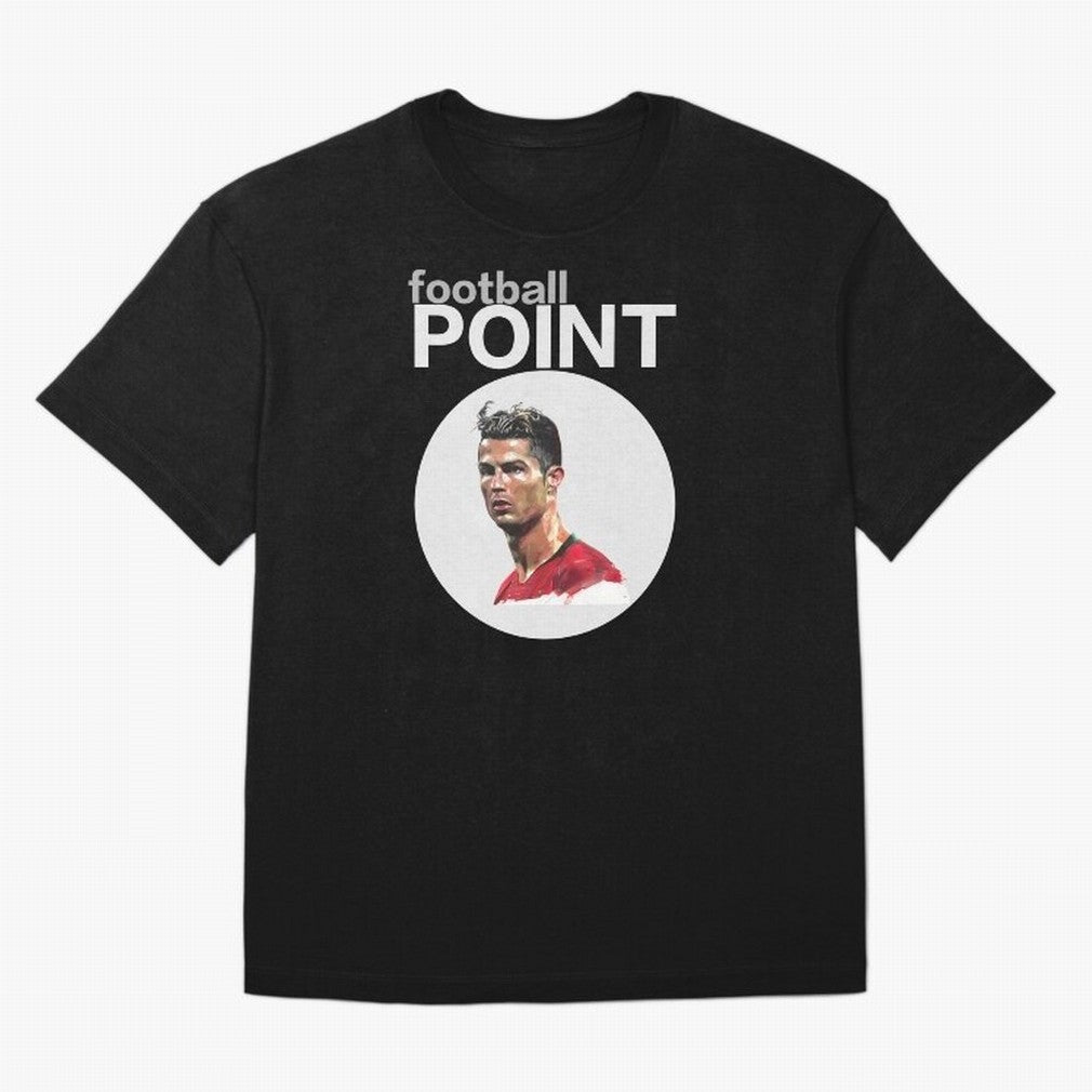 football POINT Oversized T-Shirt Spotlight Match Day Hype around FIFA World Cup 2026, Messi, CR7 and Mbappe, England, Championship Spirit, Famous Goals, Roaring Crowds and International Football Unity; Created for Match Day Parties, Soccer Gifts,