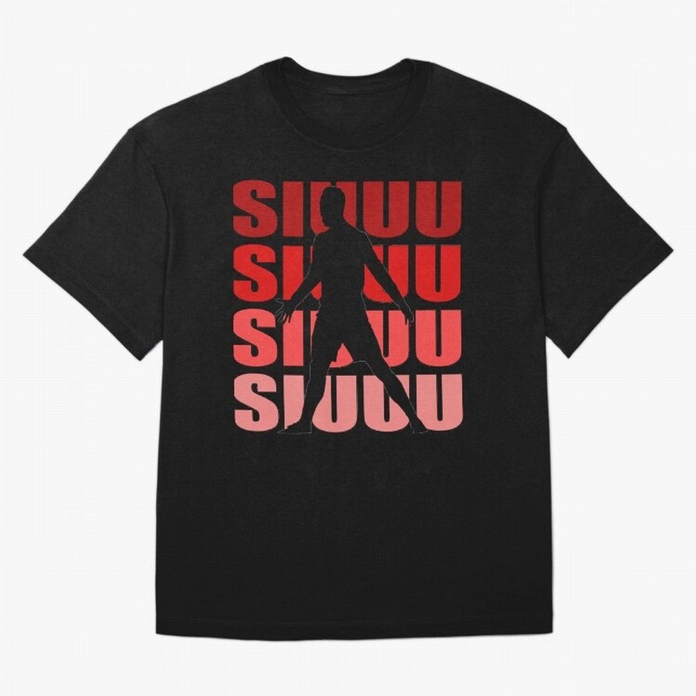 cristiano ronaldo siuuu Oversized T-Shirt Celebrate Fan Culture around Global Football Passion for FIFA World Cup 2026 USA Canada Mexico, Made for Neymar, Haaland and Cristiano Ronaldo, France and Portugal, Match Day Excitement, Supporter Culture,