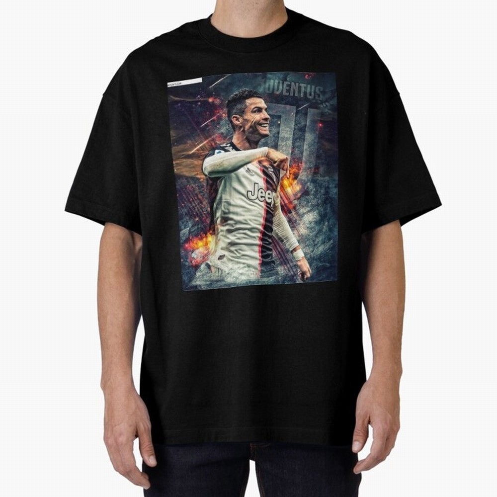 Wallpaper Cristiano Ronaldo Oversized T-Shirt Celebrate the Magic of FIFA World Cup 2026 USA Canada Mexico Featuring Mbappe, England, France and Netherlands Energy, Retro Football Energy, Iconic Rivalries, Trophy Chase Drama and Stadium Atmosphere;