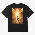 Celebration of Champions Art Poster Oversized T-Shirt Show Your Love for FIFA World Cup 2026 for Fans of Neymar, Haaland and Cristiano Ronaldo and England and Germany, Bringing Sports Nostalgia, International Competition, Famous Players and
