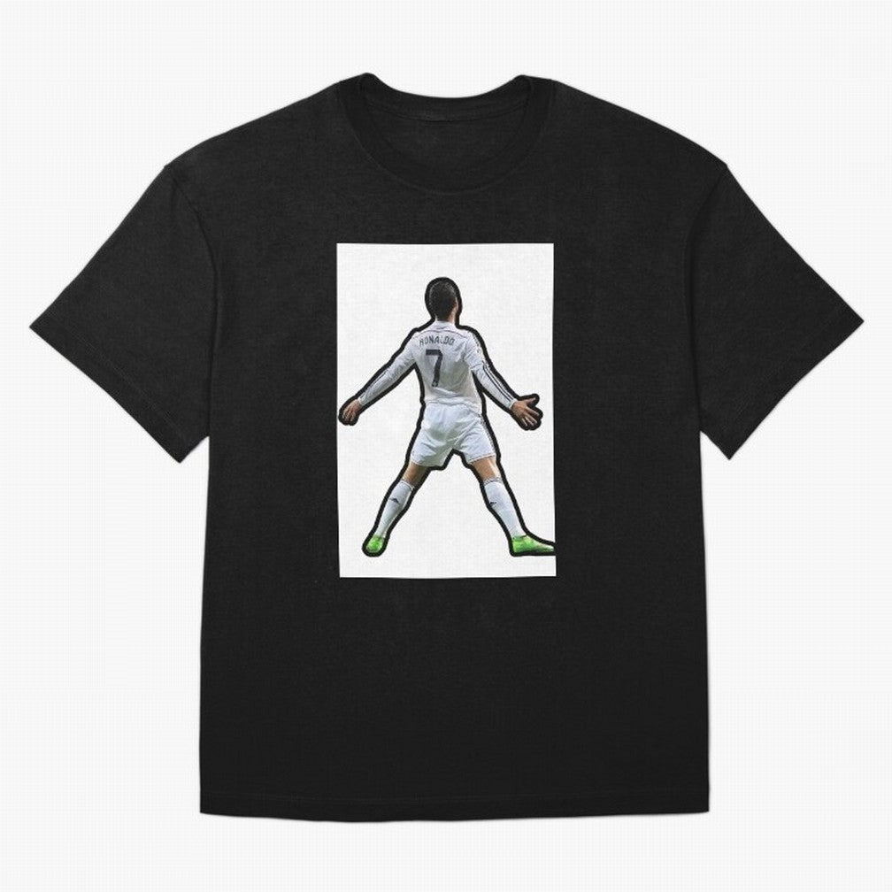 Cristiano Ronaldo Suii Sticker Oversized T-Shirt Join the Global Buzz around Match Day Hype around FIFA World Cup 2026 Group Stage, Messi and Cristiano Ronaldo, Portugal, Champion Mindset, Group Stage Buzz, Knockout Tension and Passionate Fan