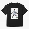 Cristiano Ronaldo Suii Sticker Oversized T-Shirt Join the Global Buzz around Match Day Hype around FIFA World Cup 2026 Group Stage, Messi and Cristiano Ronaldo, Portugal, Champion Mindset, Group Stage Buzz, Knockout Tension and Passionate Fan