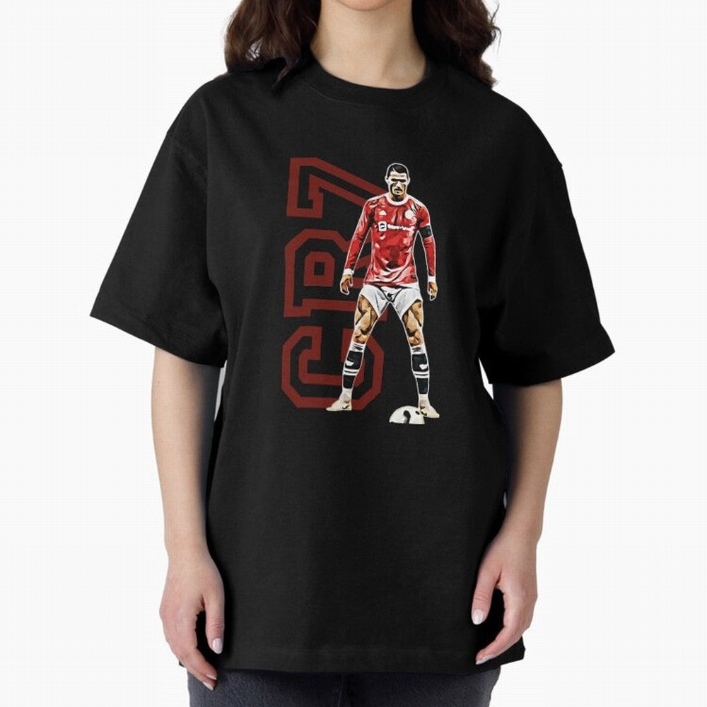 Cr7 Oversized T-Shirt Follow Every Goal of Match Day Hype around FIFA World Cup 2026 USA Canada Mexico, Mbappe, Portugal, Worldwide Fan Energy, Dramatic Goals, Stadium Lights and Championship Celebrations; Perfect for Fans, Collectors, Family