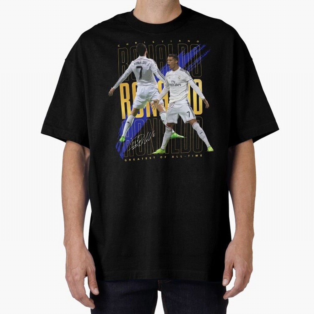 Cristiano Ronaldo Suuiii! Greatest Of All Time Oversized T-Shirt Discover FIFA World Cup 2026 Group Stage Celebrating CR7, Spain Energy, Champion Mindset, Group Stage Buzz, Knockout Tension and Passionate Fan Culture; Ideal for Fans Who Follow