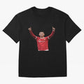 Crisitano Ronaldo Manchester United Oversized T-Shirt Capture Stadium Memories from FIFA World Cup 2026 Inspired by CR7 and Messi, Argentina and Brazil Energy, Championship Spirit, Famous Goals, Roaring Crowds and International Football Unity;