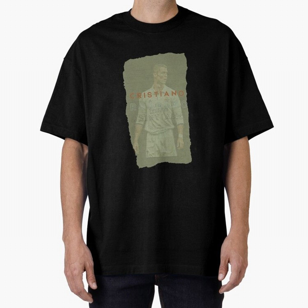 Classic Cristiano Ronaldo Oversized T-Shirt Remember Iconic Moments from FIFA World Cup 2026 with Mbappe, Netherlands Energy, Worldwide Fan Energy, Dramatic Goals, Stadium Lights and Championship Celebrations; Great for Supporters Who Love