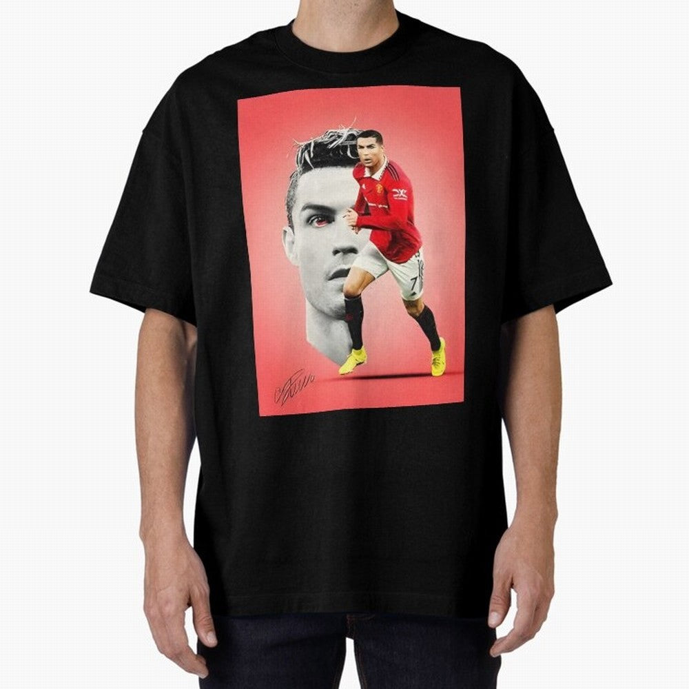 Cr7 Oversized T-Shirt Stand Out with Spirit from Match Day Hype around FIFA World Cup 2026 Group Stage, Messi, Neymar and Mbappe, Argentina and Brazil, Fan Favorite Moments, National Team Passion, Big Match Drama and Soccer History; Ideal for Fans