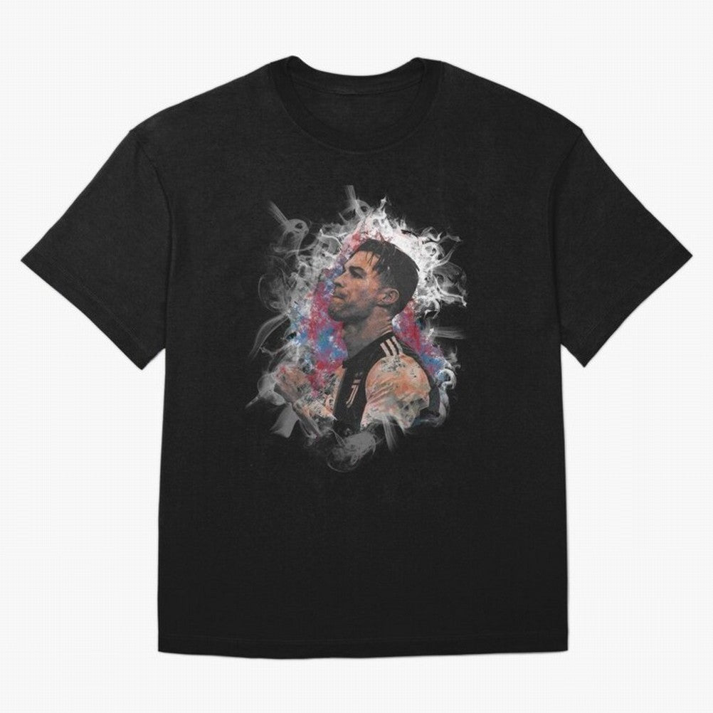 Cristiano Ronaldo pop art painting of ronaldo Oversized T-Shirt Remember FIFA World Cup 2026 Group Stage for Fans of Messi and Cristiano Ronaldo and England, France and Netherlands, Bringing Retro Football Energy, Iconic Rivalries, Trophy Chase