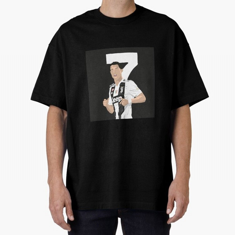 Cristiano Ronaldo Oversized T-Shirt Celebrate Global Passion for Global Football Passion for FIFA World Cup 2026 Group Stage, Built around Neymar, Haaland and Cristiano Ronaldo, France, Match Day Excitement, Supporter Culture, Golden Goals and