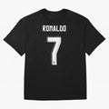 CR7, Cristiano Ronaldo, Cristiano, Ronaldo, oro, portugal, 7, number, dorsal Oversized T-Shirt Represent Football Lovers during FIFA World Cup 2026 USA Canada Mexico for Fans of Haaland and Brazil, Bringing Global Supporter Spirit, Legendary Goals,