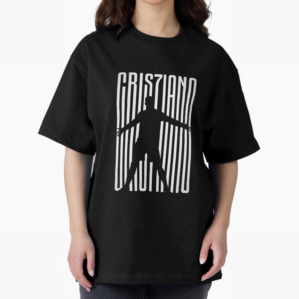 Cristiano Ronaldo designs Oversized T-Shirt Live the Energy of Global Football Passion for FIFA World Cup 2026 USA Canada Mexico, Built around CR7, Germany, Champion Mindset, Group Stage Buzz, Knockout Tension and Passionate Fan Culture; Great for