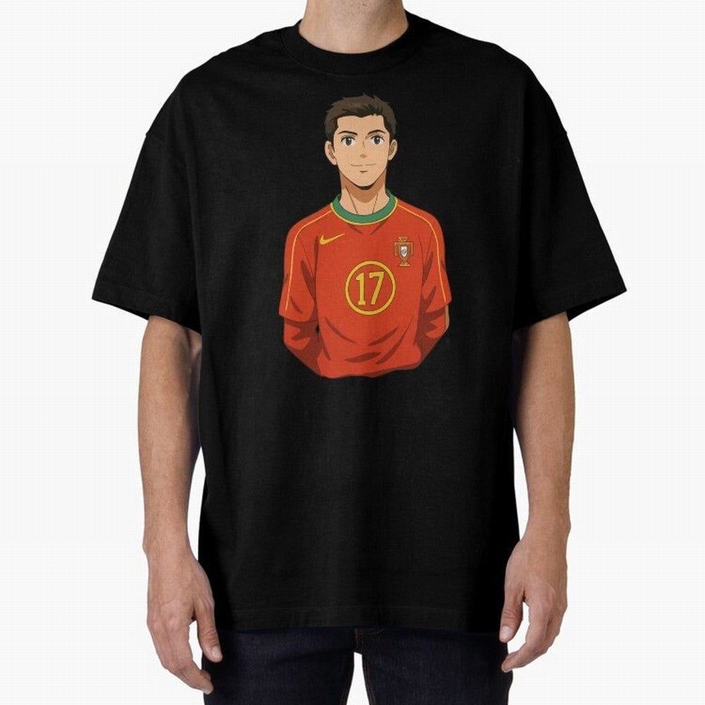 Ronaldo Oversized T-Shirt Back the Journey through Match Day Hype around FIFA World Cup 2026, Messi, Neymar and Mbappe, France and Portugal, Football Passion, Legendary Performances, Festival Vibes and Supporter Community; Perfect for Supporters