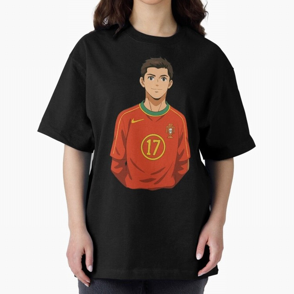 Ronaldo Oversized T-Shirt Back the Journey through Match Day Hype around FIFA World Cup 2026, Messi, Neymar and Mbappe, France and Portugal, Football Passion, Legendary Performances, Festival Vibes and Supporter Community; Perfect for Supporters