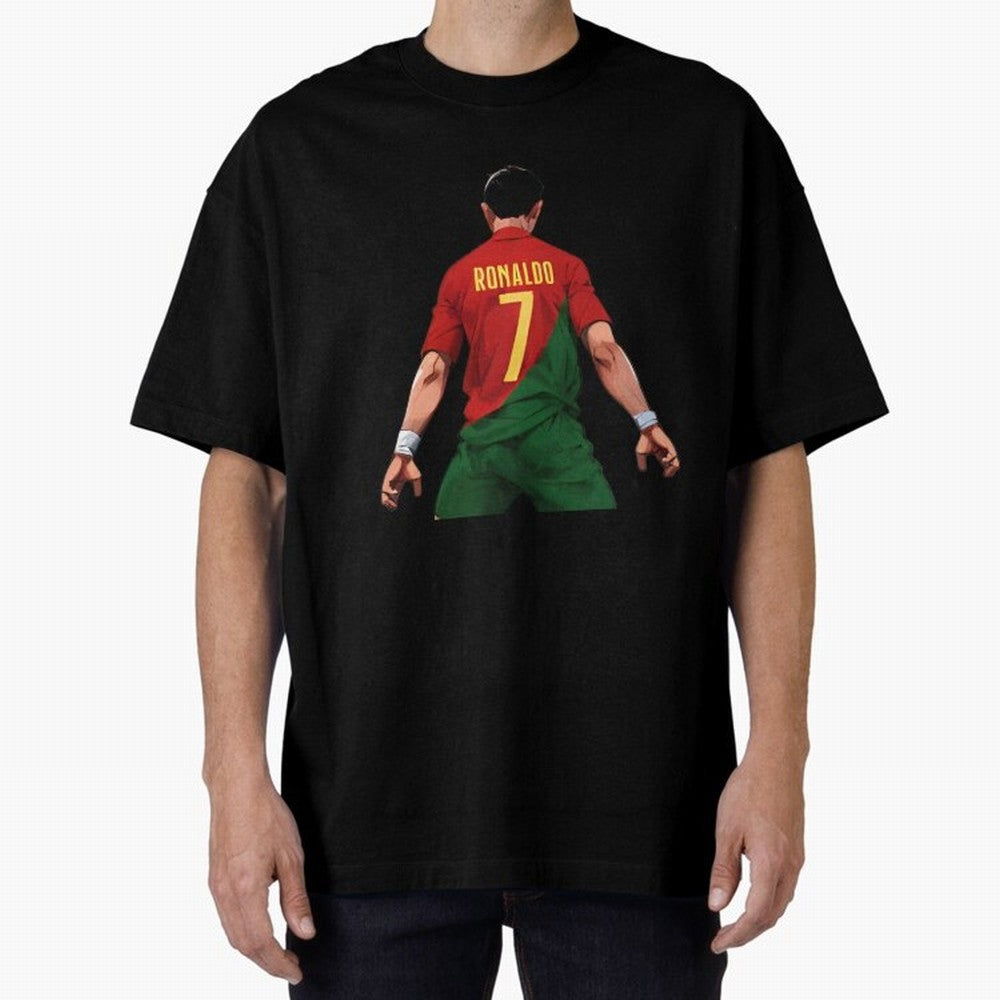 Cristiano Ronaldo Oversized T-Shirt Experience the FIFA World Cup 2026 Group Stage Journey through Messi and Cristiano Ronaldo Highlights, Argentina and Brazil Pride, Soccer Culture, Superstar Moments, National Team Dreams and Competitive Fire;