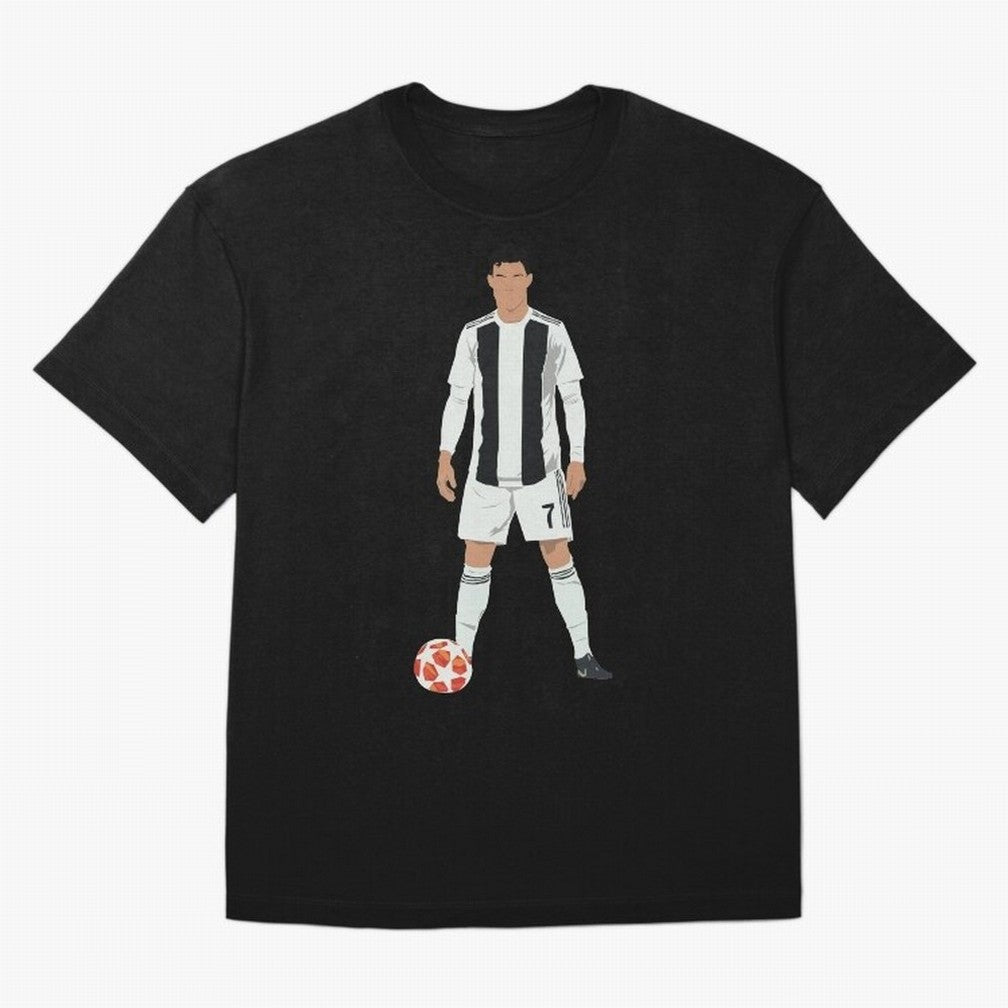 Ronaldo Stance Oversized T-Shirt Stand with FIFA World Cup 2026 Group Stage for Fans of Messi and Cristiano Ronaldo and France, Bringing Champion Mindset, Group Stage Buzz, Knockout Tension and Passionate Fan Culture; Perfect for People Who Love