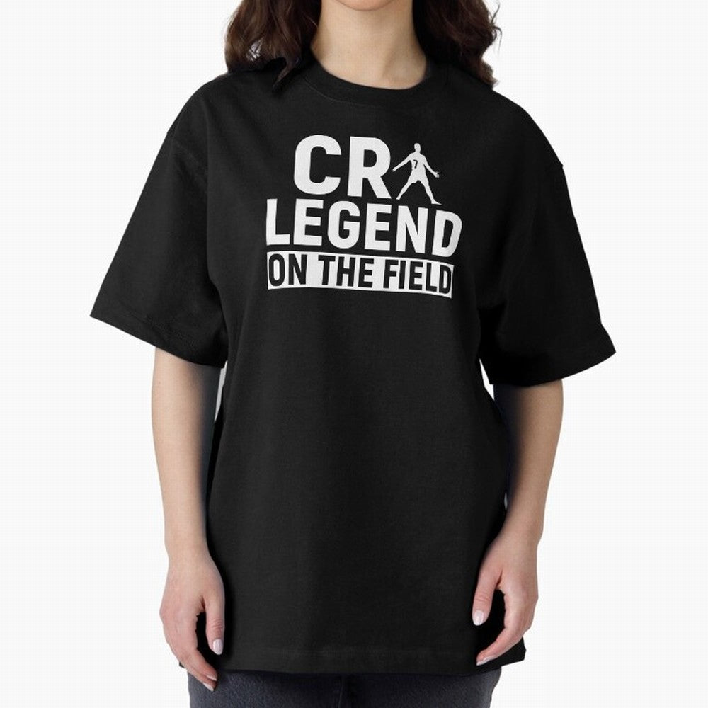 Cr7 Legend On The Field Oversized T-Shirt Show Your Stadium Side during FIFA World Cup 2026 Featuring Messi, Neymar and Mbappe, Argentina and Brazil Energy, Classic Soccer Heritage, Championship Pressure, Fan Loyalty and International Pride; Ideal